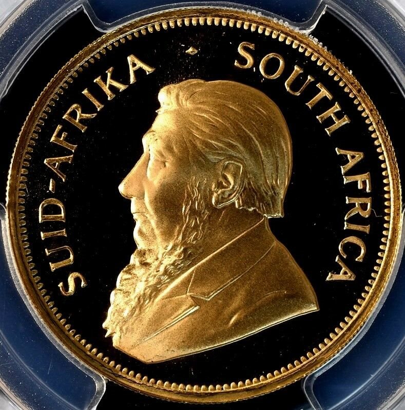 1987 South Africa 1 oz Gold Krugerrand - PCGS PR69 DCAM KRand