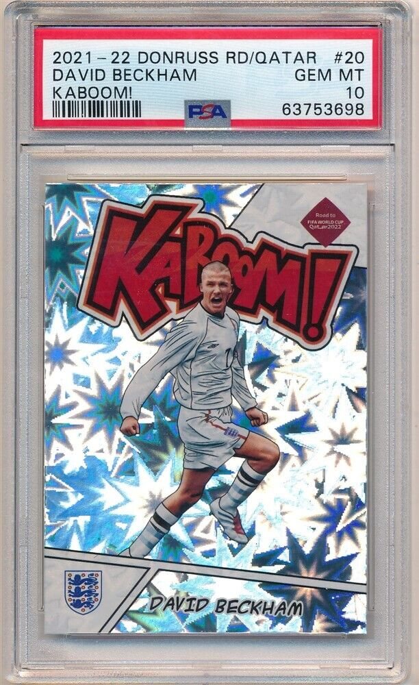 PANINI DONRUSS KABOOM! ベッカム　カード　PSA　トレカ Auction Prices Realized Soccer Cards 2021 PANINI DONRUSS ROAD TO