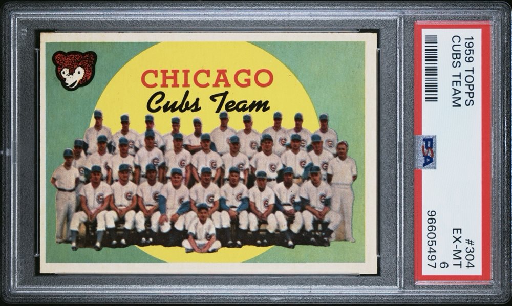 Auction Prices Realized Baseball Cards 1959 TOPPS Cubs Team