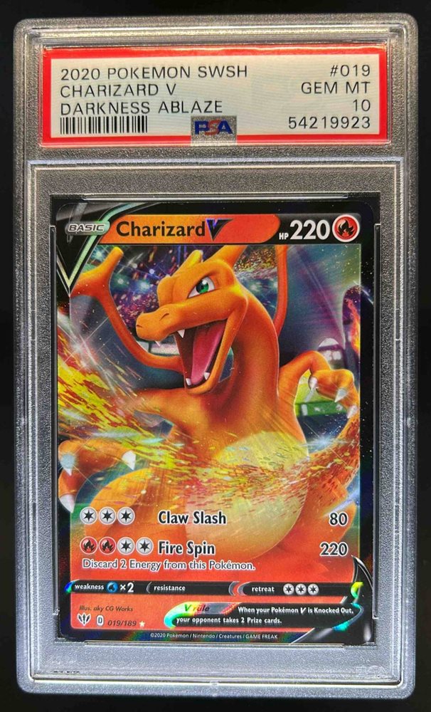 2020年 ポケモンカード Charizard V PSA10 2020 Pokemon SWSH BSP Charizard V PSA 10 Champion's Path