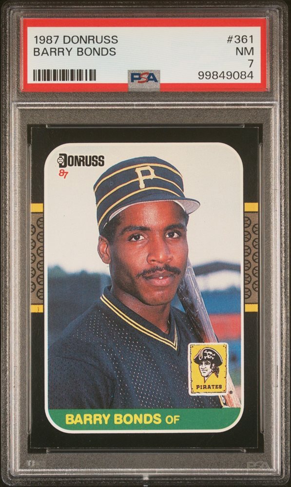 Auction Prices Realized Baseball Cards 1987 DONRUSS Barry Bonds