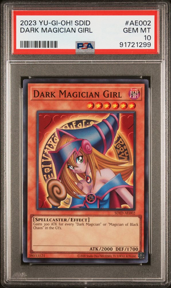 ARS9 DARK MAGICIAN GIRL LDS3 UR 鑑定書付 英語 Yu-gi-oh! TCG RED LDS3-EN082 Dark Magician Girl x1 Ultra