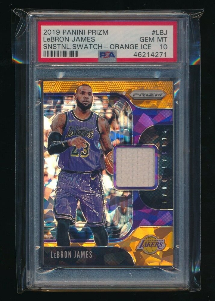 2019-20 Panini Prizm Orange Ice LEBRON 【公式通販】