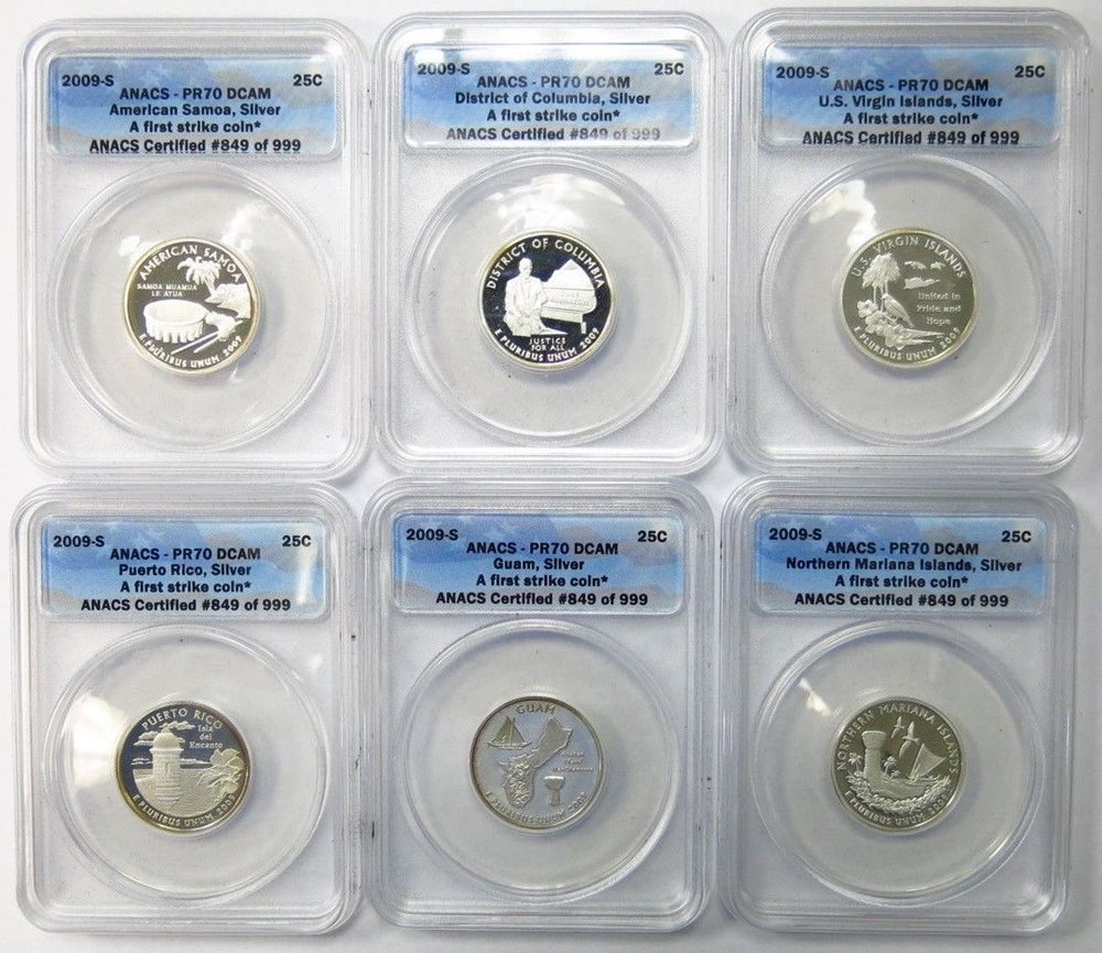 2009S District of Columbia 25c DCAM Silver Proof Washington Quarter