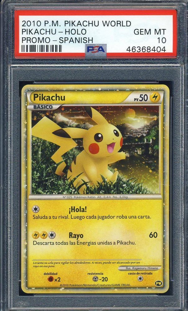 pikachu pokemon card 2010 HP】Shopping 079/L-P | Center Promo Pikachu World Collection Promos Type This 2010 Pikachu Collection Features