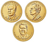 2016 P Richard Nixon Presidential Dollar Roll Mint Wrapped Heads Tails In Hand