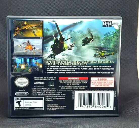 Call of Duty Black Ops (Nintendo DS, 2010) TESTED