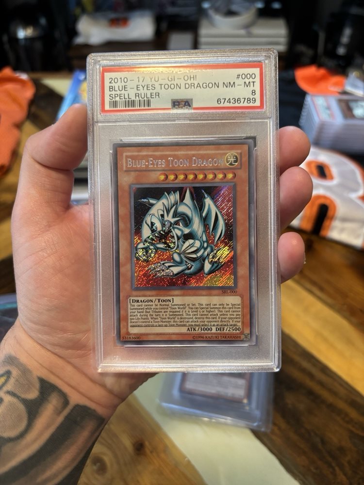 PSA10 BLUE-EYES TOON DRAGON シークレット アジア版 PSA 10 Gem Mint Blue-Eyes Toon Dragon GUC1-JP001 GU