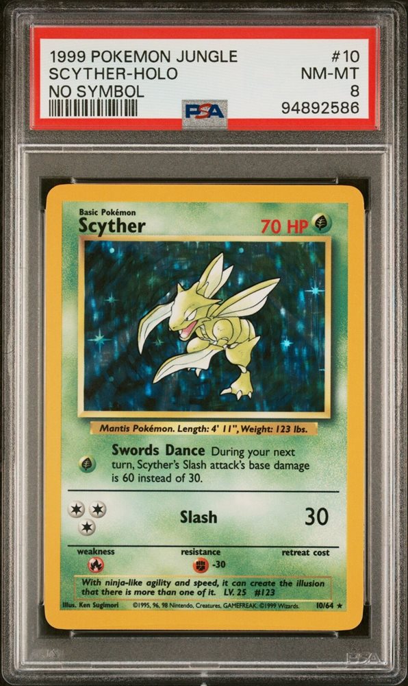 【PSA 10】 ストライク 旧裏 ジャングル ポケモンカード Scyther PSA 10】 ストライク 旧裏 ジャングル ポケモンカード Scyther