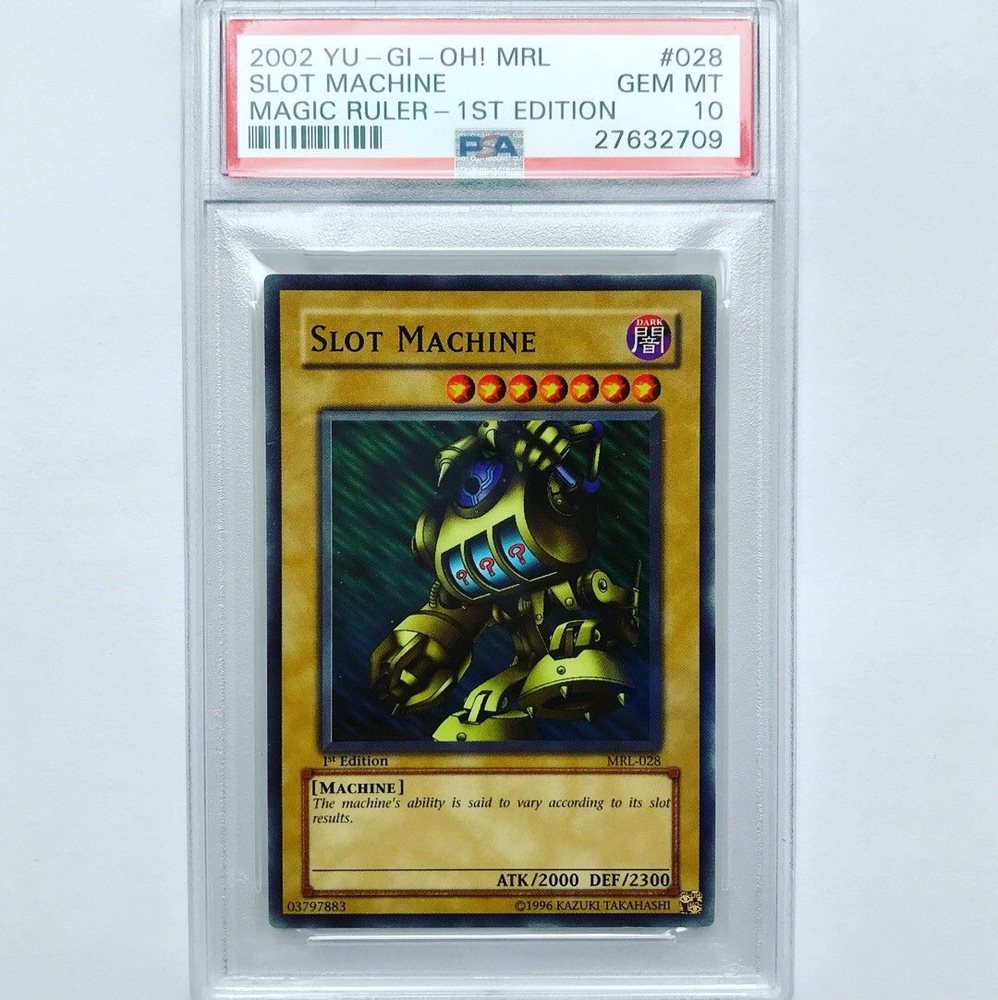 Dark Machine Type Monster YU-GI-OH! Slot Machine Card (SRL-028)  Spell  Ruler Unlimited Edition Common Yu-Gi-Oh Card