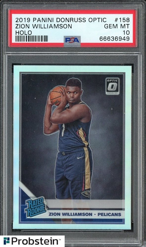 PSA 八村塁 2019 Panini Donruss Optic Rookie 2019-20 Donruss Optic FOTL Purple Stars /29 Zion Williamson