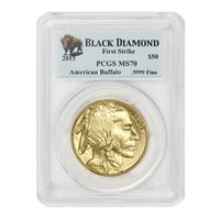 2015 $5 1//10oz Gold American Eagle MS70 PCGS FS Flag