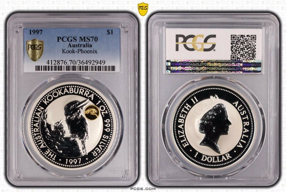 1997年 オーストラリアン・クッカバラ 1ドル硬貨 1997年 オーストラリアン・クッカバラ 1ドル硬貨 10162