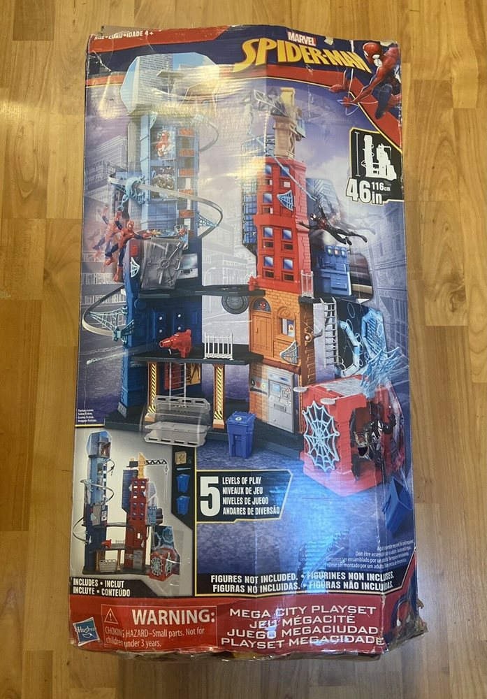 Hasbro Marvel Spiderman Mega City Playset Nearly Compl