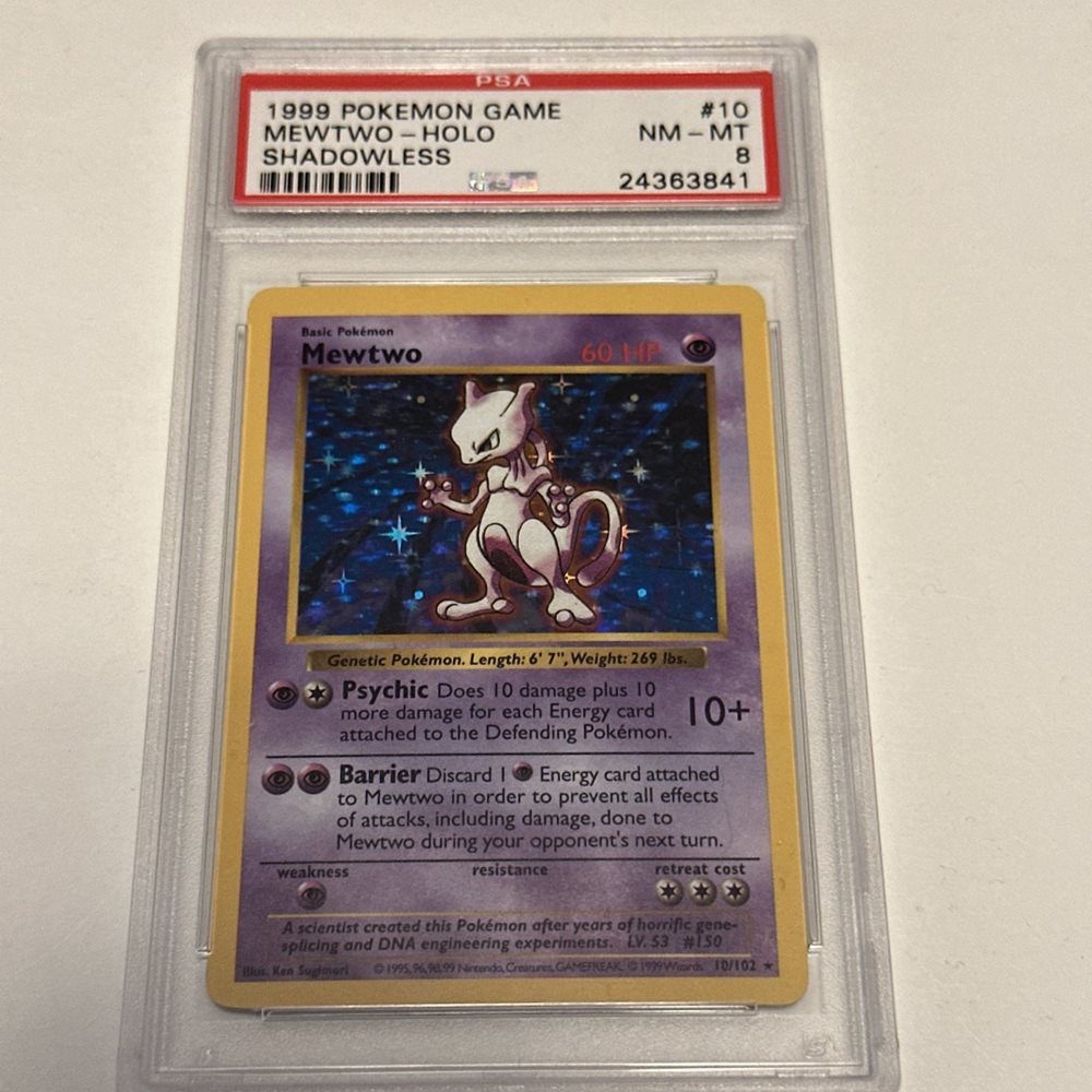 PSA9 ミュウツー　シャドーレス　mewtwo シャドウレス　1999 PSA9 ミュウツーシャドーレスmewtwo シャドウレス1999