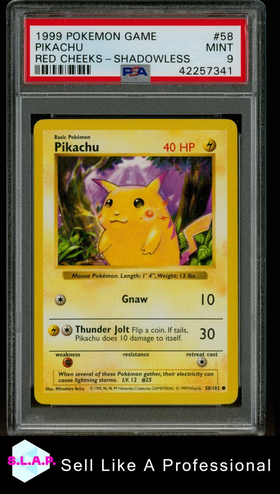 旧裏 英語版 pikachu redcheeks shadow less（新品未開封