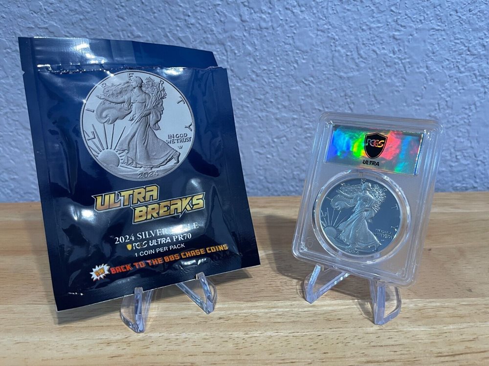 Ultra Breaks 2024-W PCGS PR70 $1 Silver Eagle Ultra Infinity