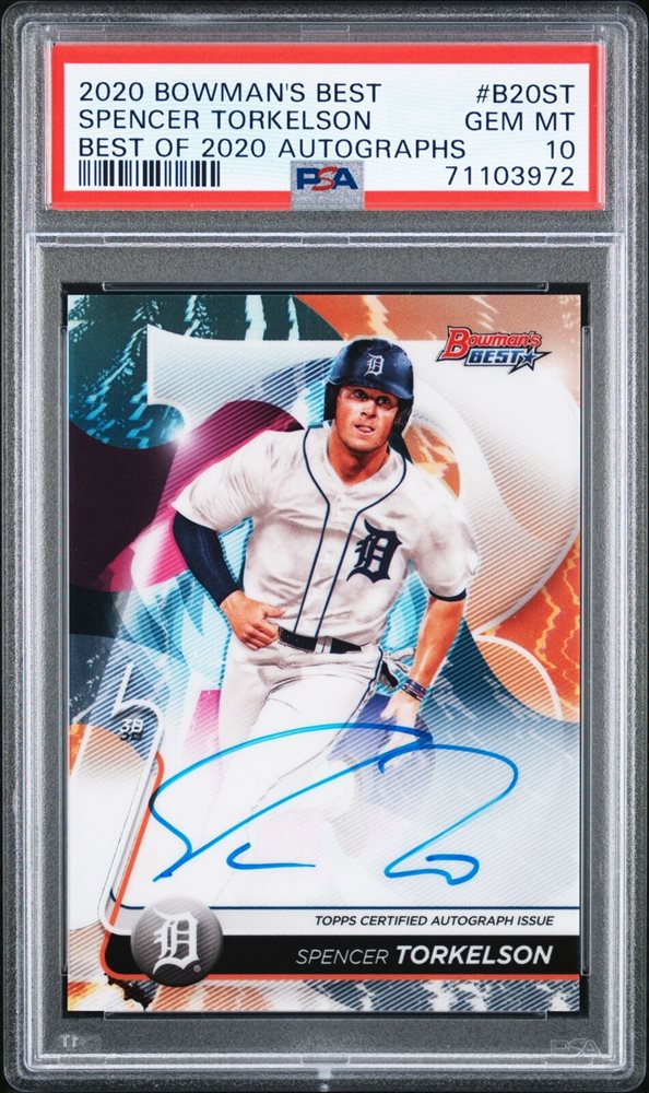 その他 2020 bowman spencer torkelson PSA10 PSA 10 SPENCER TORKELSON 2020 Bowman Draft 1st Edition Paper
