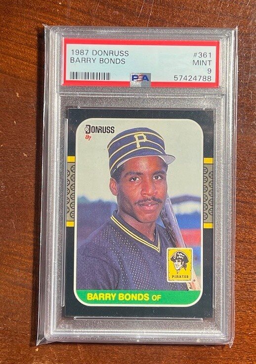 Auction Prices Realized Baseball Cards 1987 DONRUSS Barry Bonds