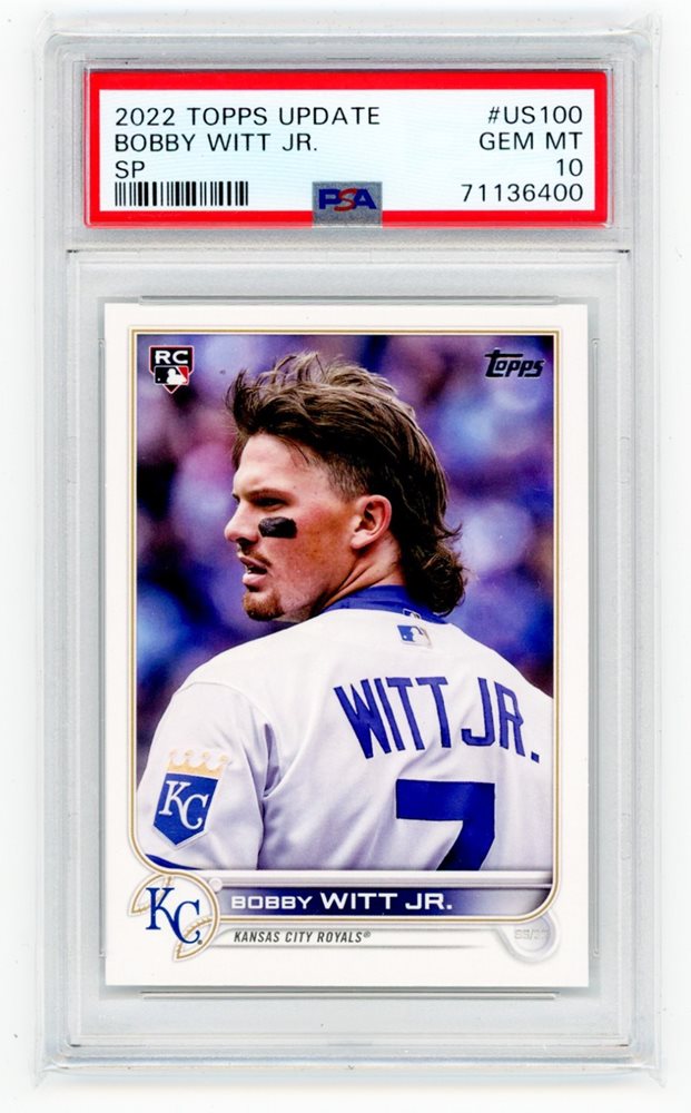 その他 MLB Bobby Witt Jr. PSA10 Graded 2022 Topps Bowman Chrome Bobby Witt Jr. #77 Rookie RC