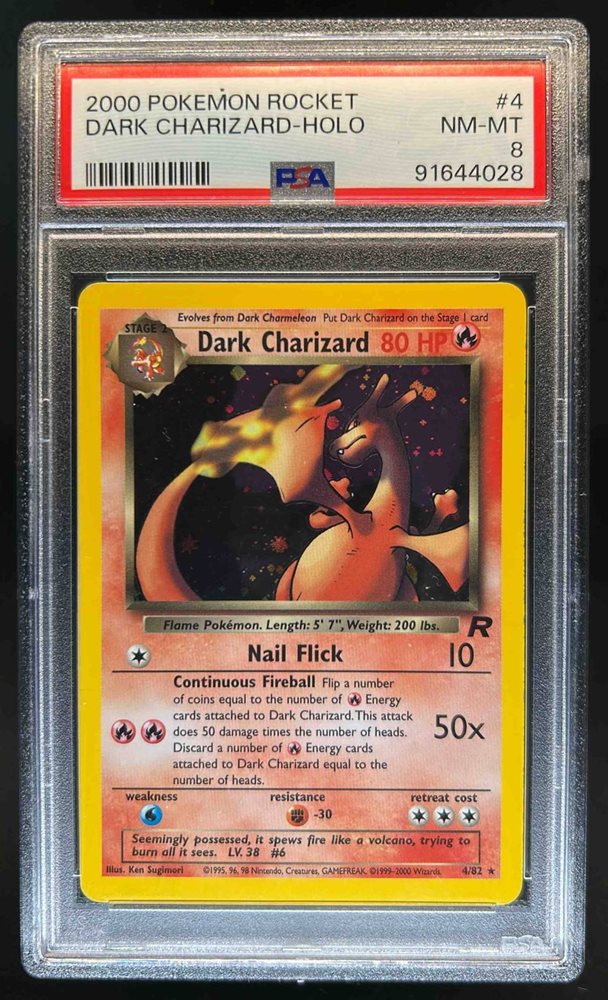 PSA鑑定済 わるいリザードン DARK CHARIZARD HOLO Dark Charizard-Holo 1998 Pokemon TCG Japanese Team Rocket