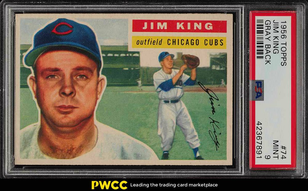 yu-king Auction Prices Realized Baseball Cards 1956 TOPPS Jim King