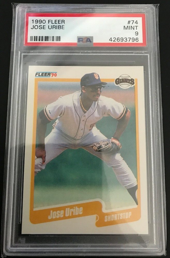 Auction Prices Realized Baseball Cards 1990 Fleer Jose Uribe