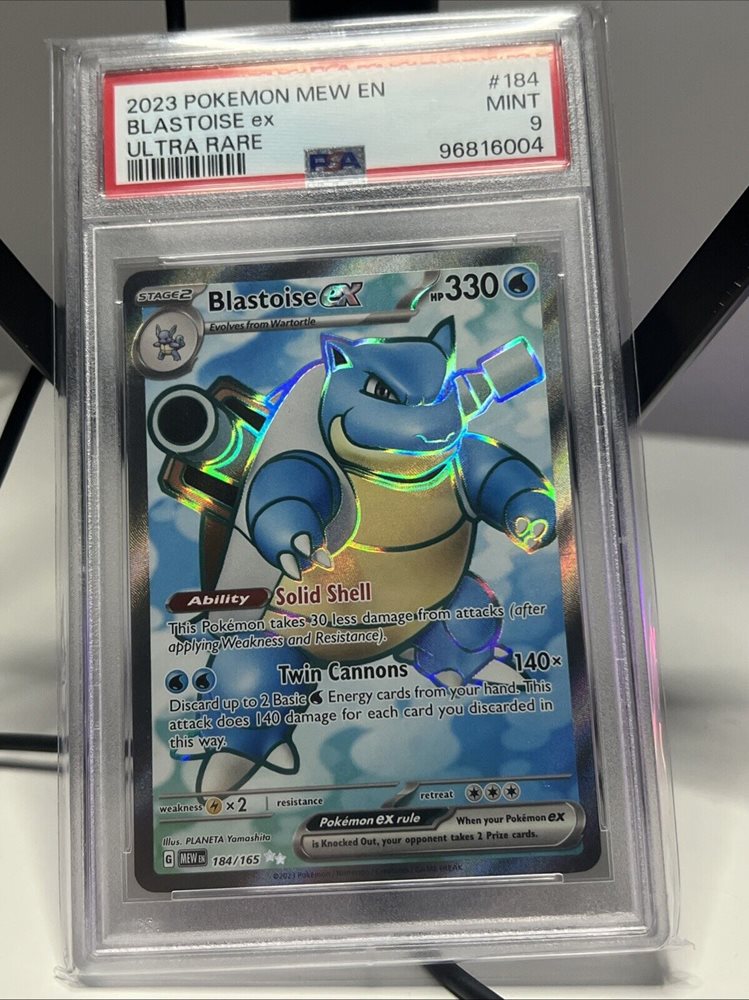 blastoise pokemon card rare PSA 10 Blastoise #186 Pokemon 151 SV2a Japanese Pokemon card – GorillaTCG main image 1