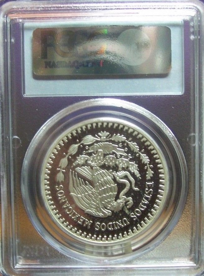 1987 Mexico 1 oz Silver Libertad Proof, PCGS PR69 Deep Cameo