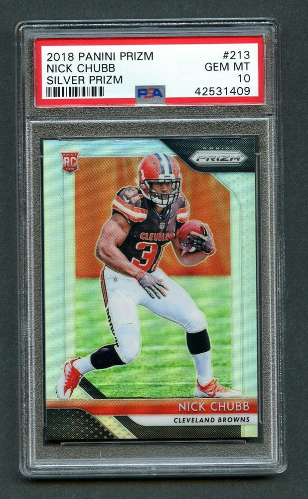 Auction Prices Realized Football Cards 2018 PANINI PRIZM Nick Chubb