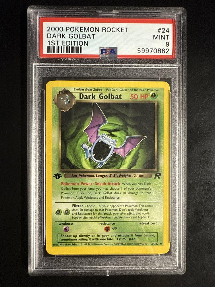 ポケモン Dark Golbat 50 HP Team Rocket PSA品質 ポケモン Dark Golbat 50 HP Team Rocket PSA品質 PSA 8 NM-MT