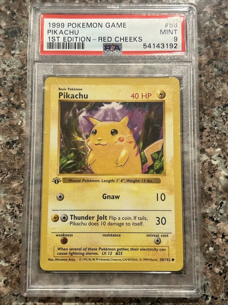 Auction Prices Realized Tcg Cards 1999 POKEMON GAME Pikachu
