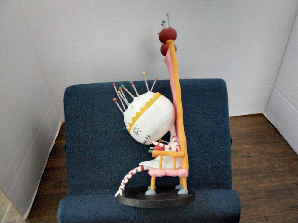 RARE Tim Burton's Pin Cushion Queen Figure 10" Tragic T