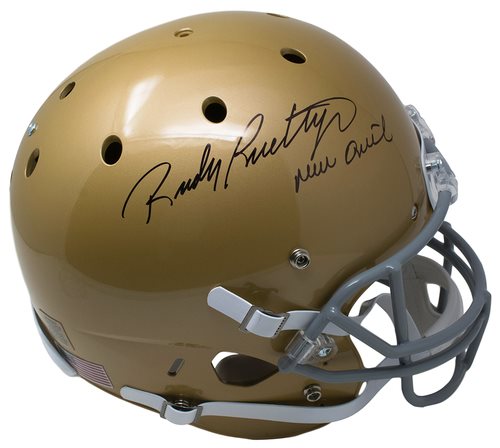 Rudy Ruettiger Signed Notre Dame FS 