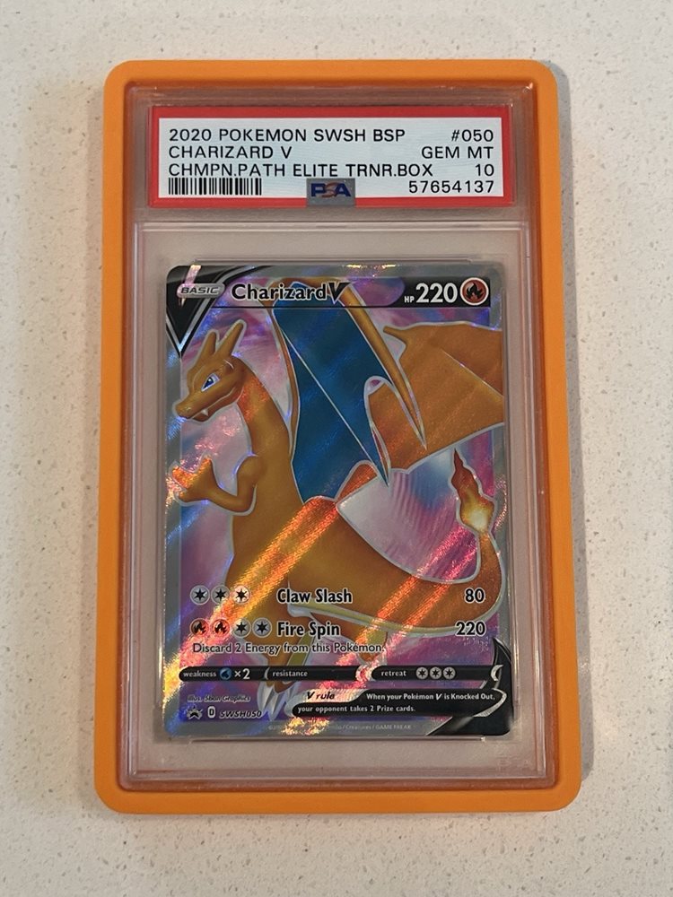 2020年 ポケモンカード Charizard V PSA10 2020 Pokemon SWSH Full Art Charizard V PSA 10 Shiny
