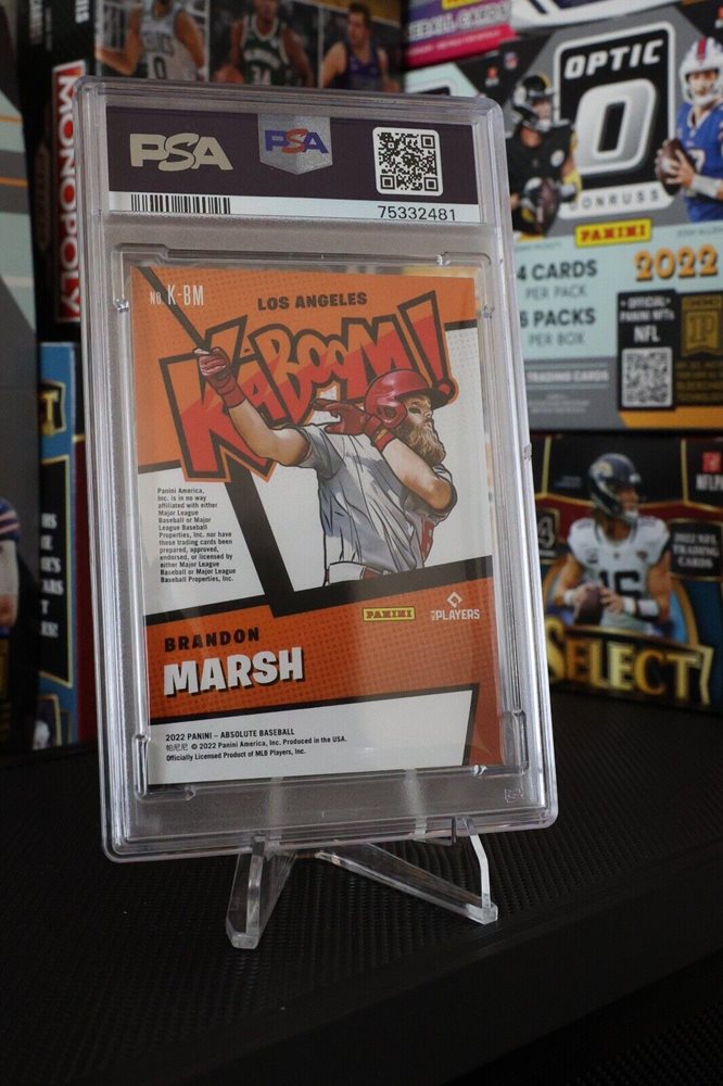 ☆2022 PANINI Absolute ブランドン・マーシュ 直筆サイン