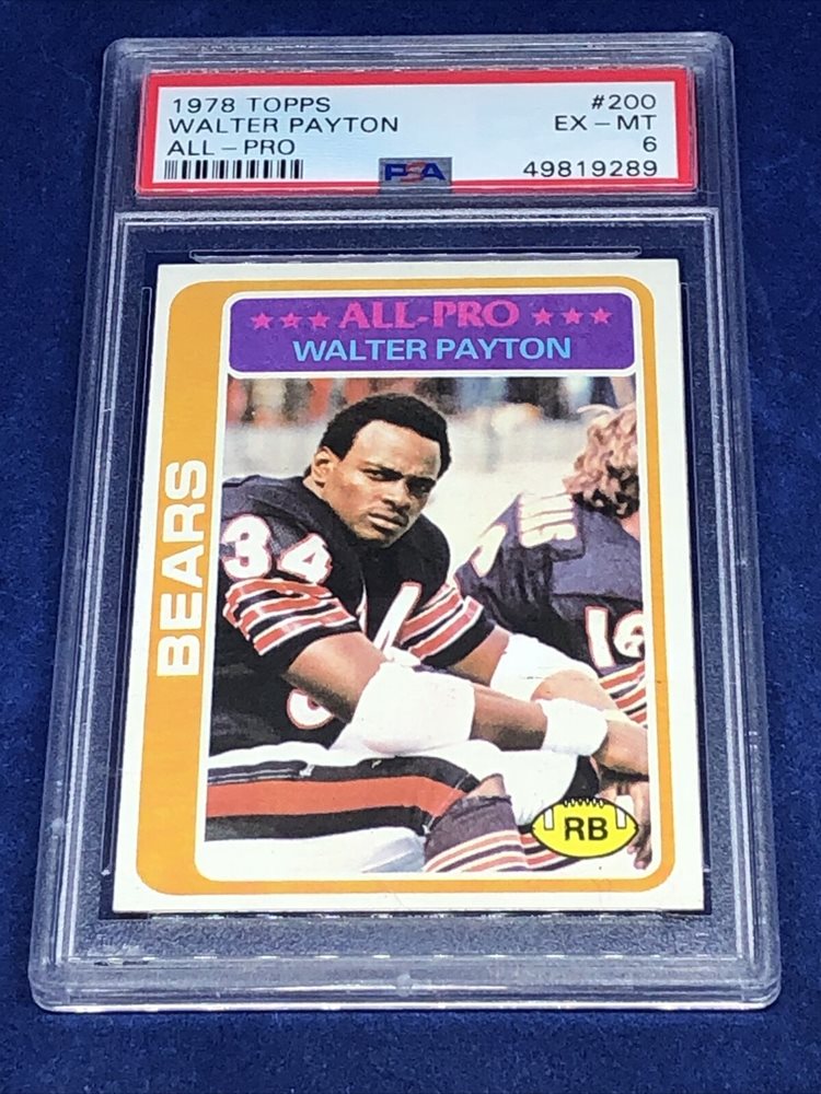 Auction Prices Realized Football Cards 1978 Topps Walter Payton ALLPRO