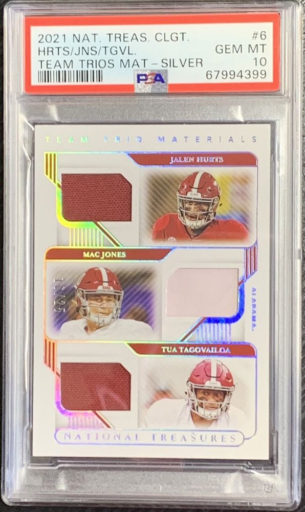 Jalen Hurts/ Mac Jones/ Tua Tagovailoa 2021 National Tr