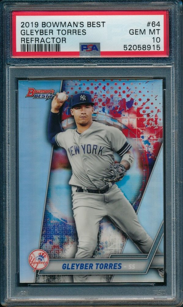 Auction Prices Realized Baseball Cards 2019 BOWMAN'S BEST Gleyber