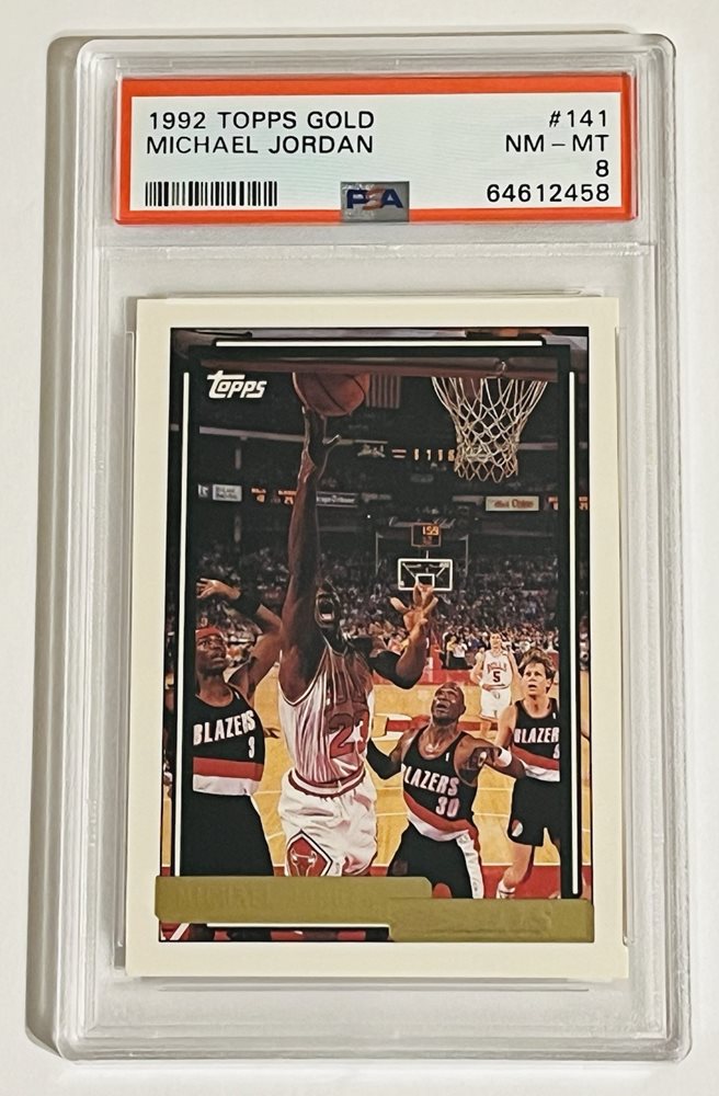1992 Topps GOLD ALL STAR PSA 9 マイケルジョーダン PSA 9 1992 Topps Gold Michael Jordan #141 PSA 9 Mint HOF