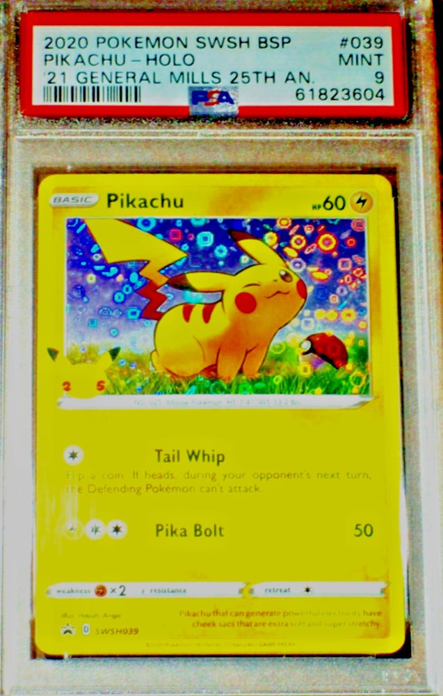 pikachu holographic card 25th anniversary Pikachu Celebrations 005/025