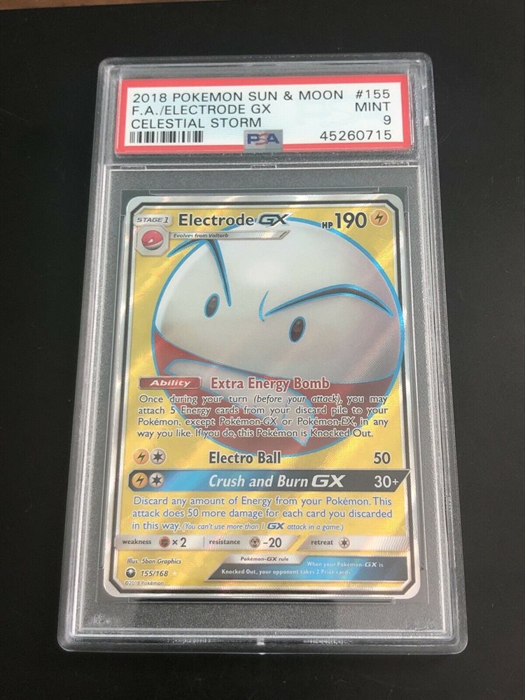 Pokemon Electrode GX Secret PSA 10