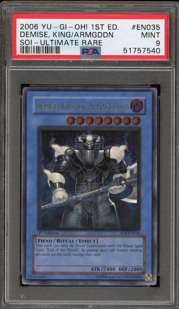 yugioh card of demise Yu-Gi-Oh! Demise, King of Armageddon SOI-EN035 – AllRoleplaying.com