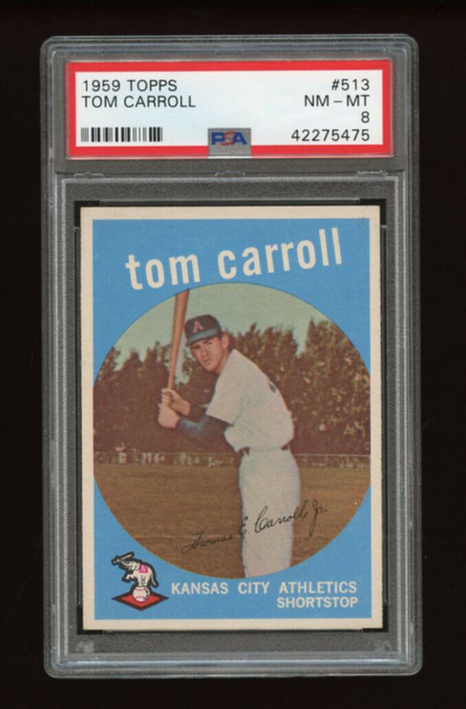 Tom Carroll Reds Auction Prices Realized Baseball Cards 1959 TOPPS Tom Carroll