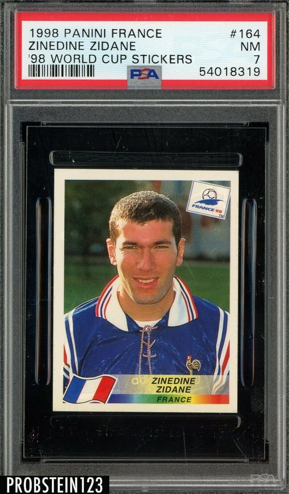 超レア Zidane France Foot 1998 ジダン レア サッカー カード Auction