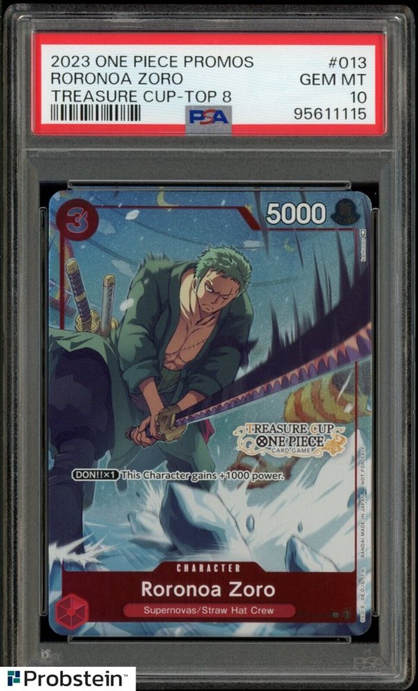 2023 Roronoa Zoro カード Gem Mint 10 PSA 10 GEM MINT One Piece Card Roronoa Zoro Manga Parallel