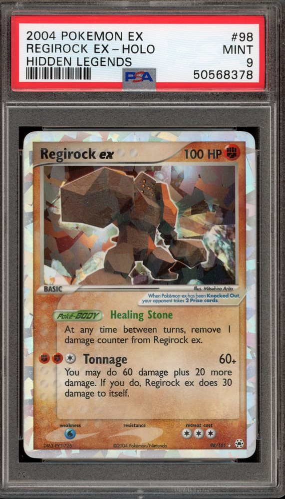 ポケモンカード レジロックex Holo 1st Edition　psa8 Auction Prices Realized Tcg Cards 2004 POKEMON EX HIDDEN