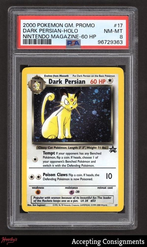 1997 P.M. ダークペルシアン プロモカード eBay Auction Item 146092749397 Tcg Cards 2000 Pokemon Game Promo