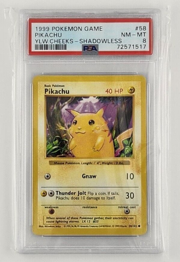Auction Prices Realized Tcg Cards 1999 Pokemon Game Pikachu