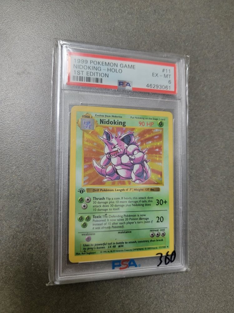 Auction Prices Realized Tcg Cards 1999 POKEMON GAME Nidoking
